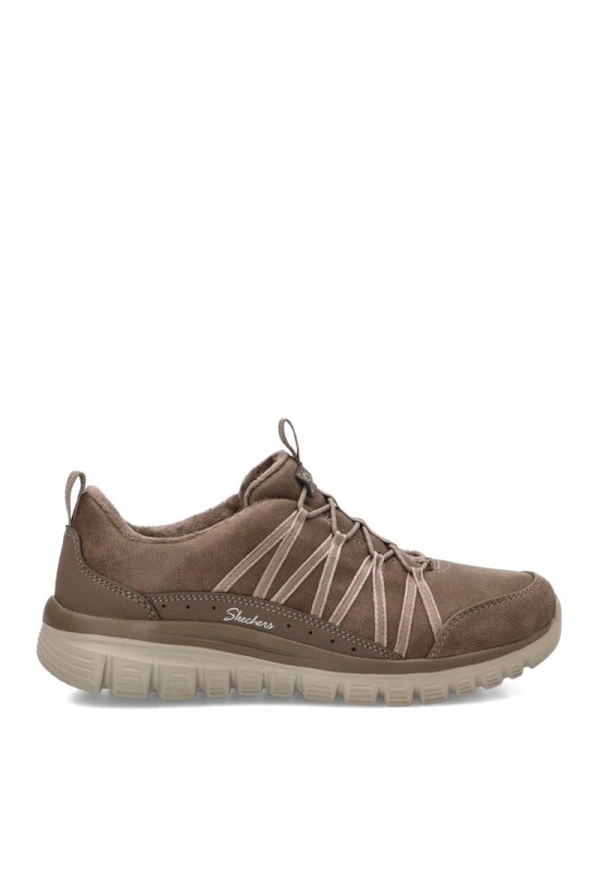 Deportivo casual para mujer SKECHERS 100889 en taupe