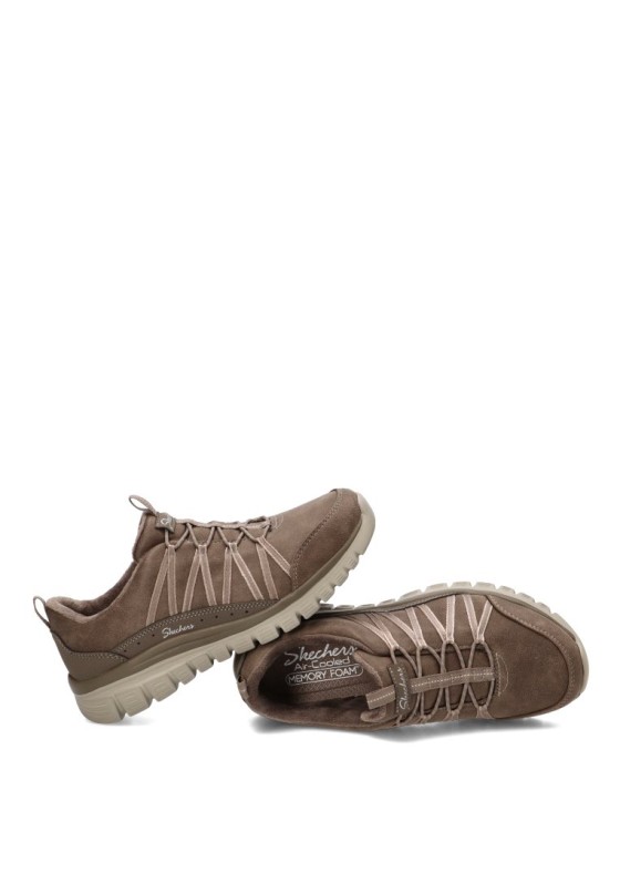 Deportivo casual para mujer SKECHERS 100889 en taupe