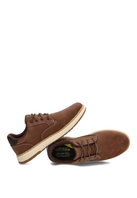 Deportivo para hombre SKECHERS 205234 marrón con plantilla memory foam