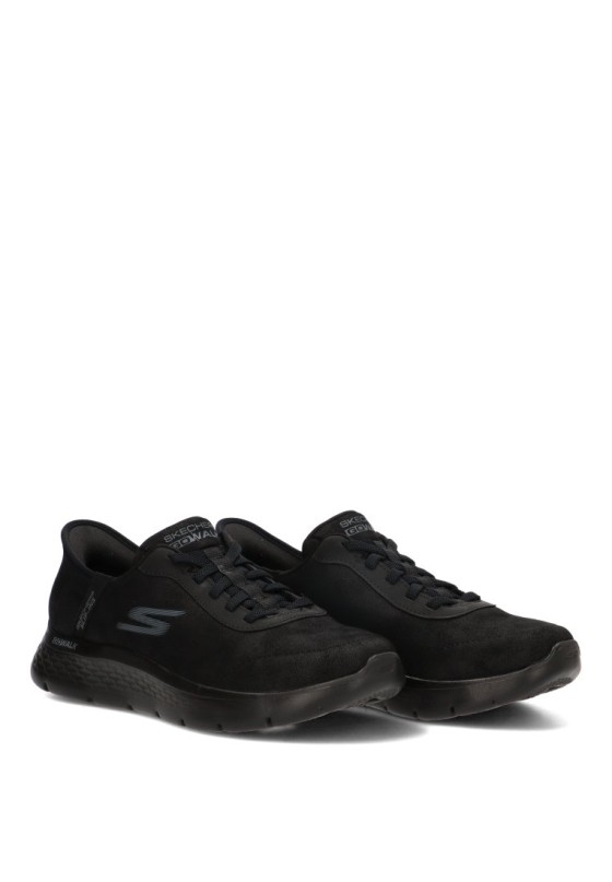 Deportivo SKECHERS 216326 negro con plantilla Memory Foam y cierre elástico