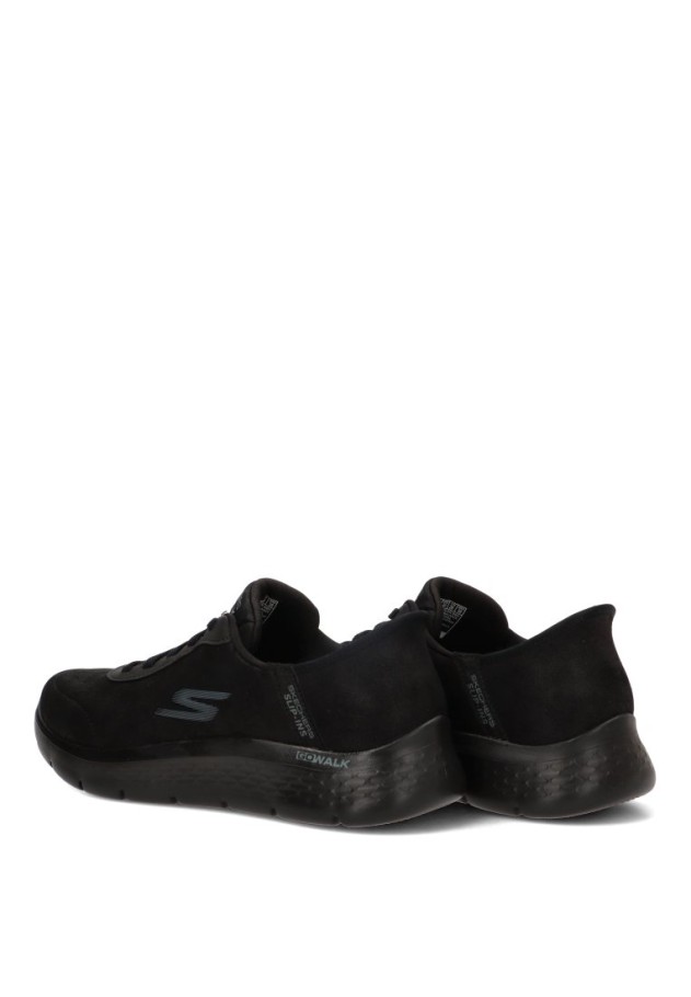 Deportivo SKECHERS 216326 negro con plantilla Memory Foam y cierre elástico