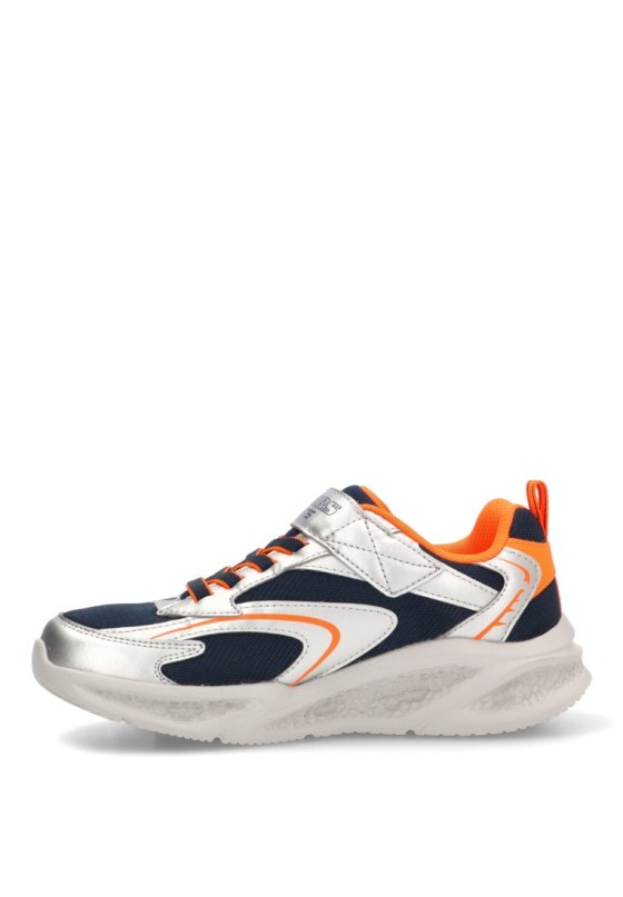 Deportivo plata con luces SKECHERS 401497L para niño