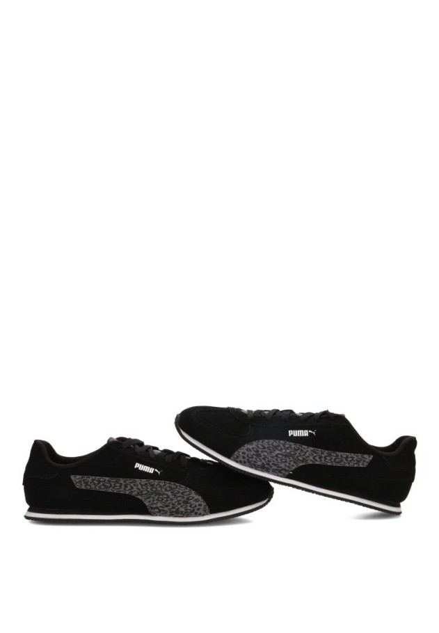 Deportivo casual PUMA 408449 negro sintético con suela plana para mujer