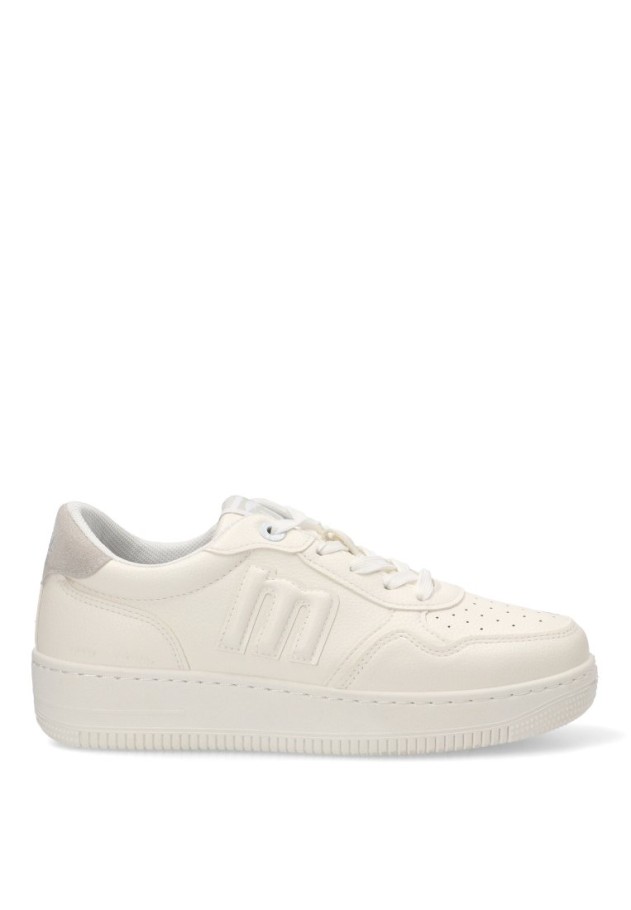 Deportivo blanco sintético de mujer MUSTANG 60724