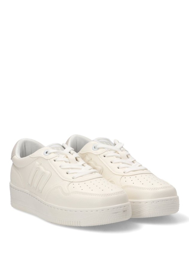 Deportivo blanco sintético de mujer MUSTANG 60724