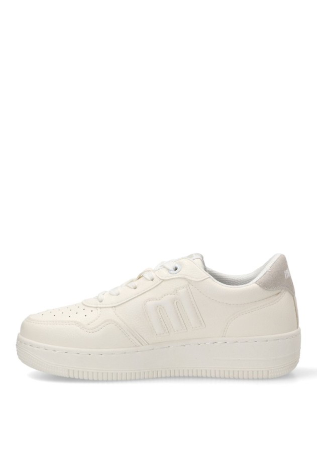 Deportivo blanco sintético de mujer MUSTANG 60724