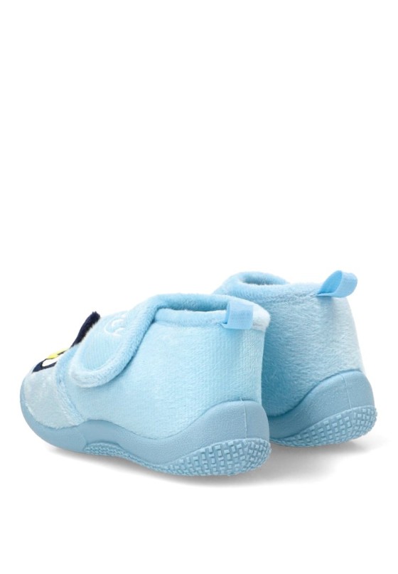 Zapatillas de casa con cierre de velcro y suela plana de niña Luna Collection 2300007398