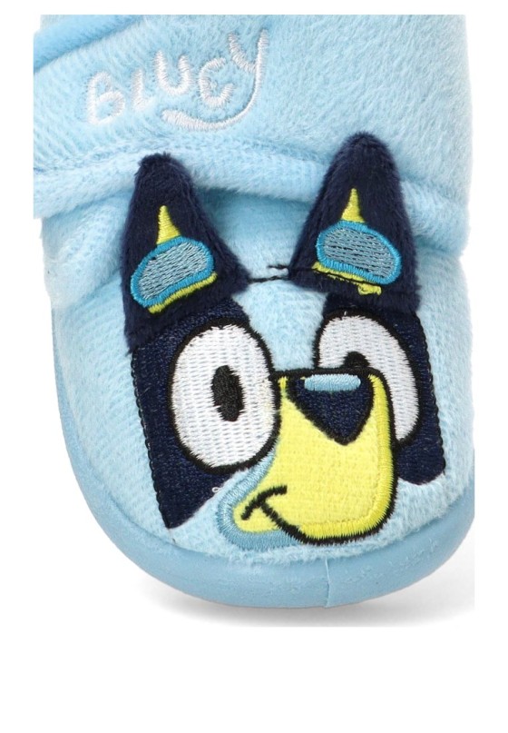 Zapatillas de casa con cierre de velcro y suela plana de niña Luna Collection 2300007398