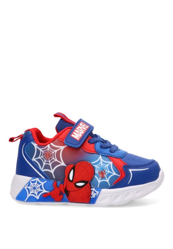 Deportivo azul con luces Spiderman para niño R1310720S