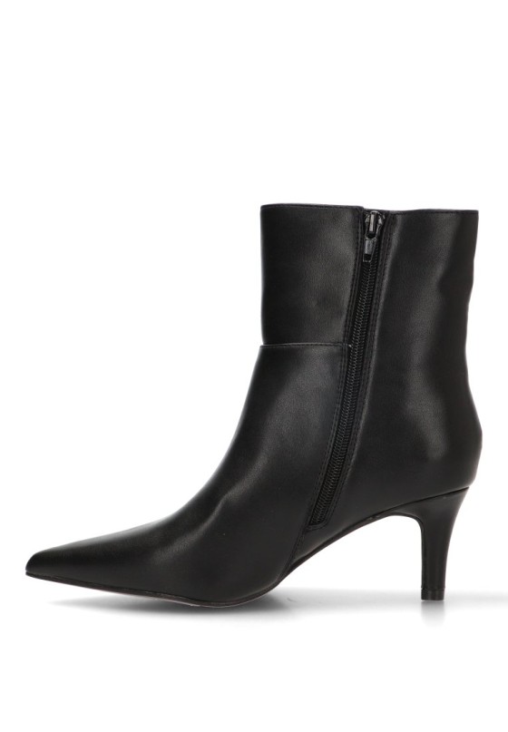 Botín negro de mujer YULIA LZ 5012 con tacón medio