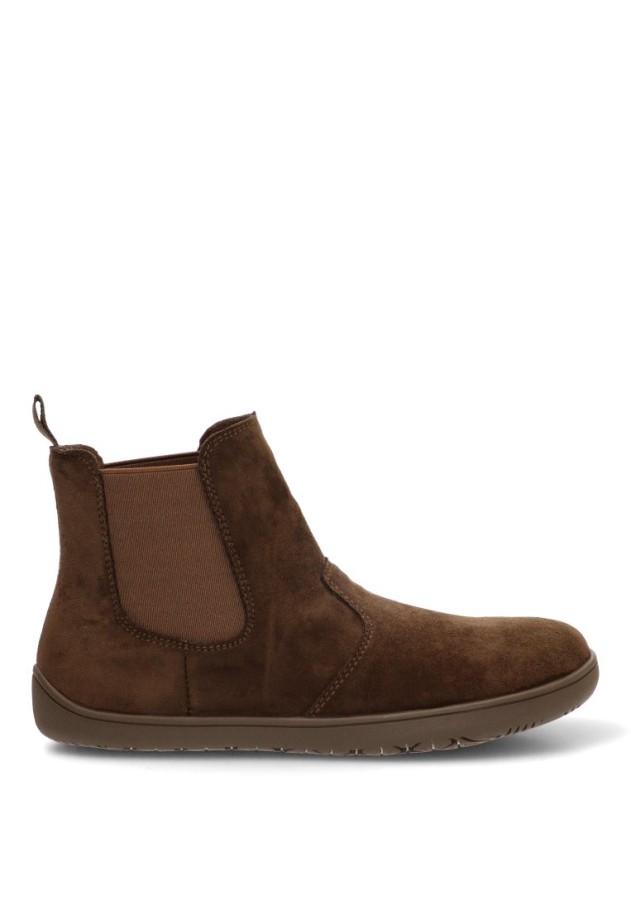 Botín textil kakhi respetuoso (barefoot) para mujer ETIKA 10184