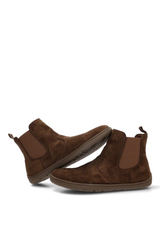 Botín textil kakhi respetuoso (barefoot) para mujer ETIKA 10184