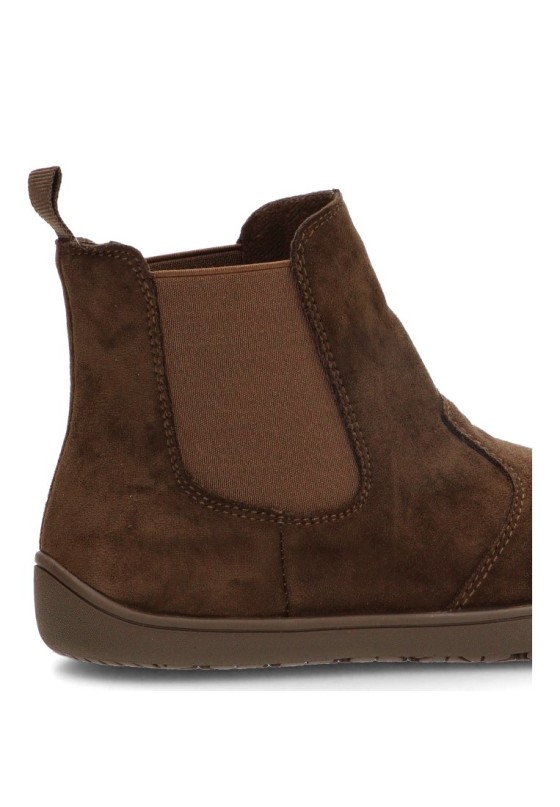 Botín textil kakhi respetuoso (barefoot) para mujer ETIKA 10184