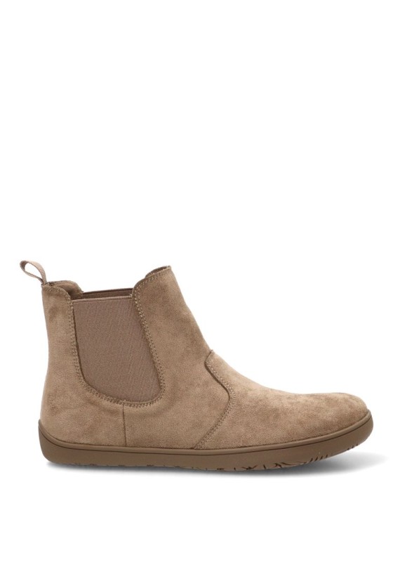 Botín textil respetuoso ETIKA 10184 taupe para mujer