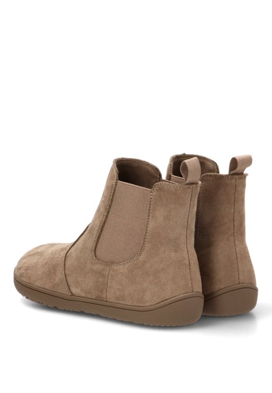 Botín textil respetuoso ETIKA 10184 taupe para mujer