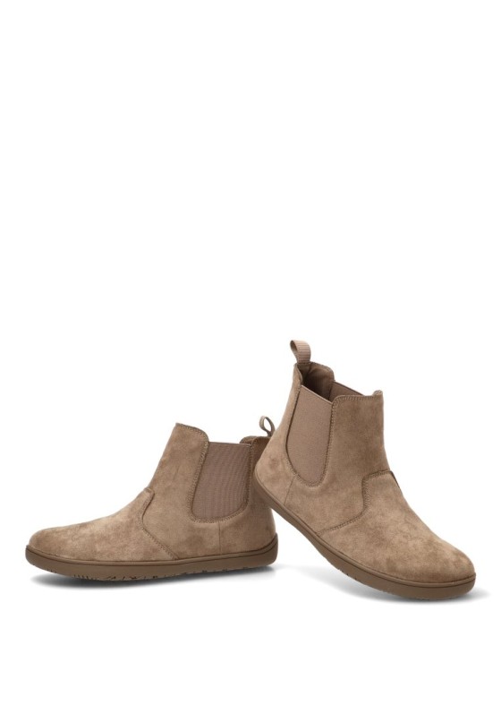 Botín textil respetuoso ETIKA 10184 taupe para mujer