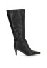 Bota negra con tacón medio de mujer YULIA LZ 5013