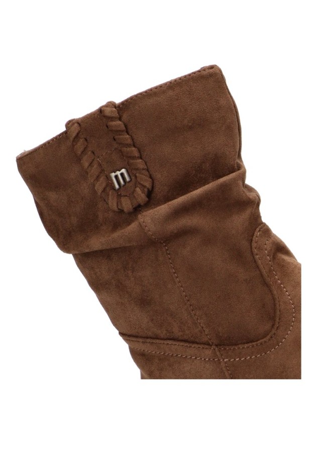 Botín taupe de mujer MUSTANG 85504