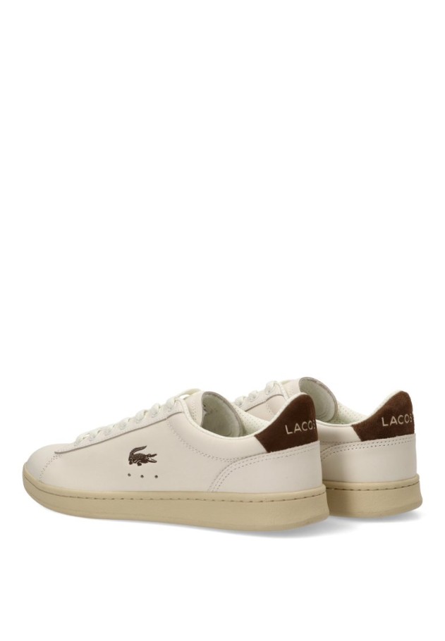 Deportivo casual de hombre LACOSTE 52SMA0146 en piel beige