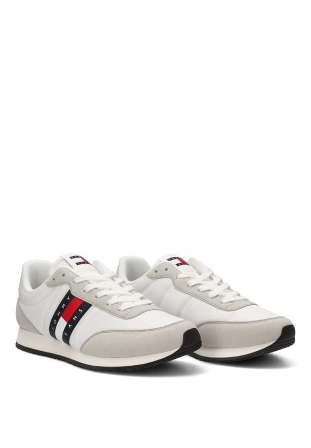 Deportivo blanco con suela plana de hombre TOMMY HILFIGER EM0EM01709