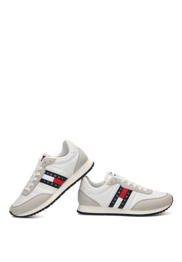 Deportivo blanco con suela plana de hombre TOMMY HILFIGER EM0EM01709