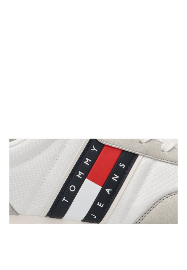 Deportivo blanco con suela plana de hombre TOMMY HILFIGER EM0EM01709