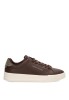 Deportivo en piel chocolate con suela plana de hombre TOMMY HILFIGER FM0FM05367