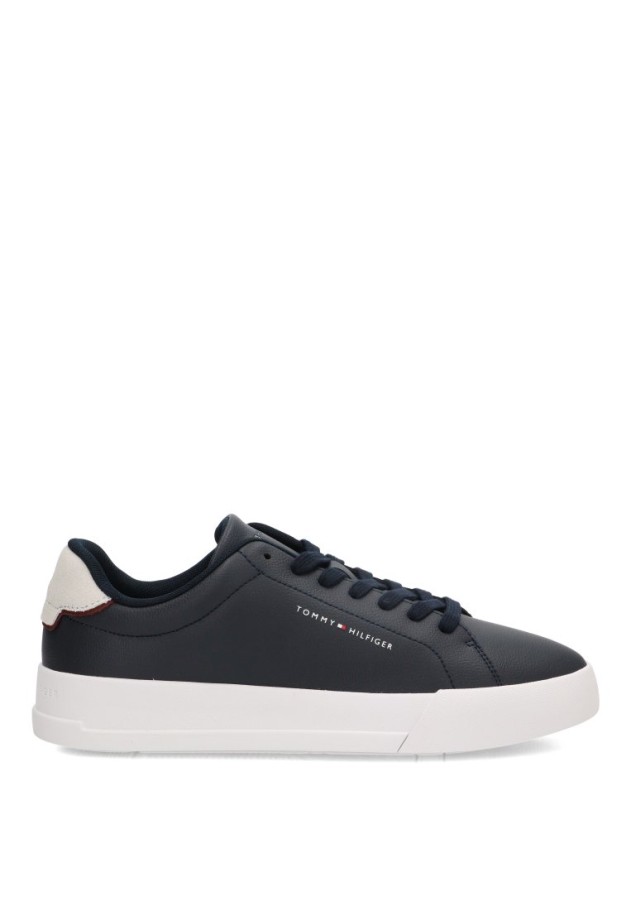 Deportivo casual TOMMY HILFIGER FM0FM05367 para hombre en piel marino