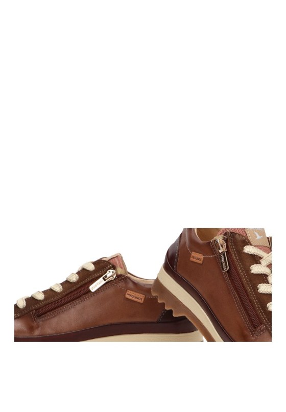 Deportivo de piel taupe para mujer PIKOLINOS W3W-6979C5