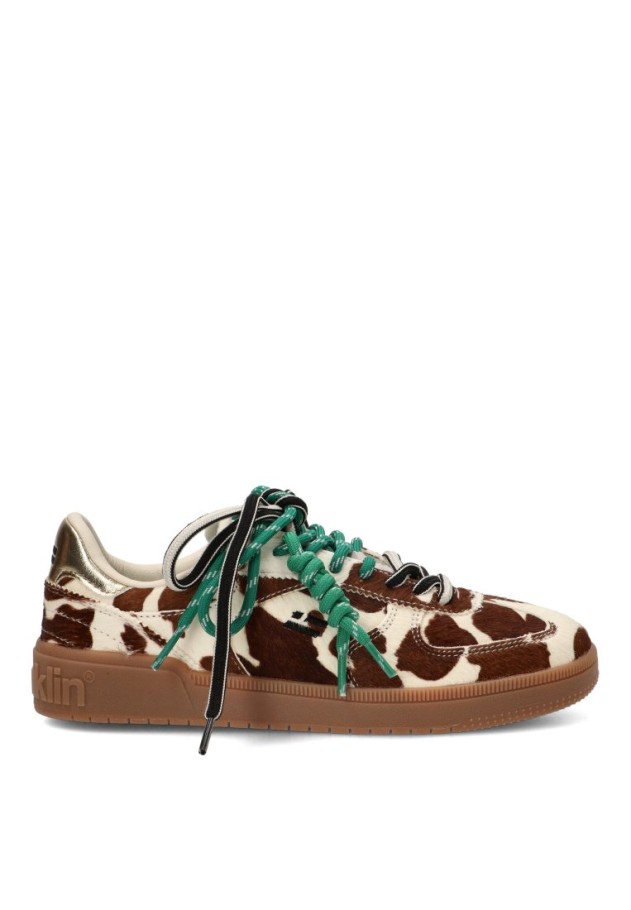 Deportivo para mujer DR FRANKLIN en piel estampado vaca DFSH387021