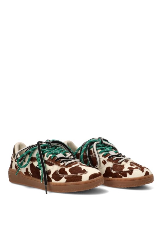 Deportivo para mujer DR FRANKLIN en piel estampado vaca DFSH387021