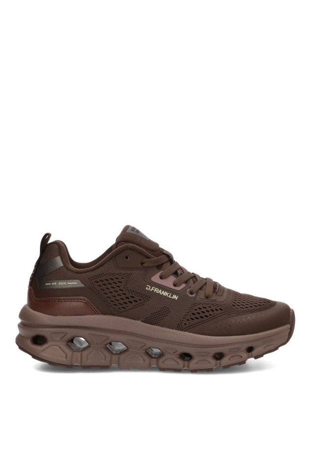 Deportivo bronce con suela doble de mujer DR FRANKLIN DFSH401003
