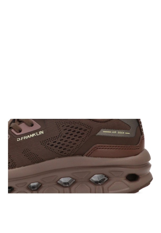 Deportivo bronce con suela doble de mujer DR FRANKLIN DFSH401003