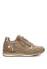 Deportivo textil taupe con suela plana de mujer XTI 146368