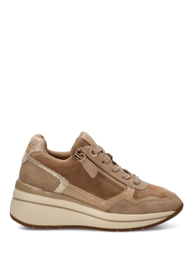 Deportivo textil con cuña media de mujer XTI 146169