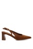 Salón camel con tacón alto de mujer Luna Collection BS-6070