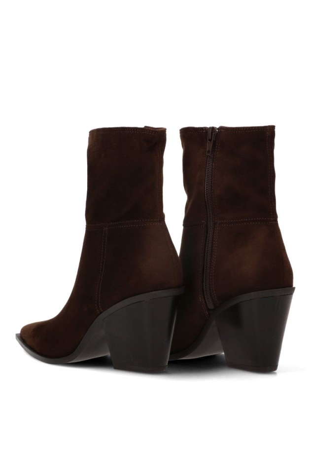 Botín campero con tacón alto de mujer LUNA TREND M6775