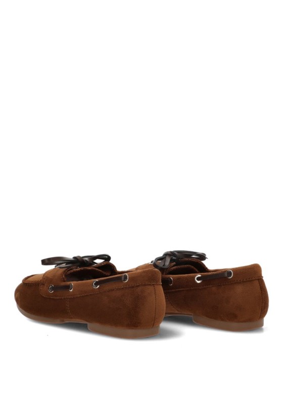Náutico Kiova mocasín P145 marrón de mujer CEREZA