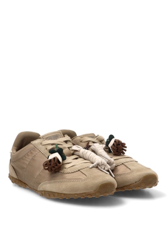 Deportivo taupe con suela plana de mujer YULIA M6505