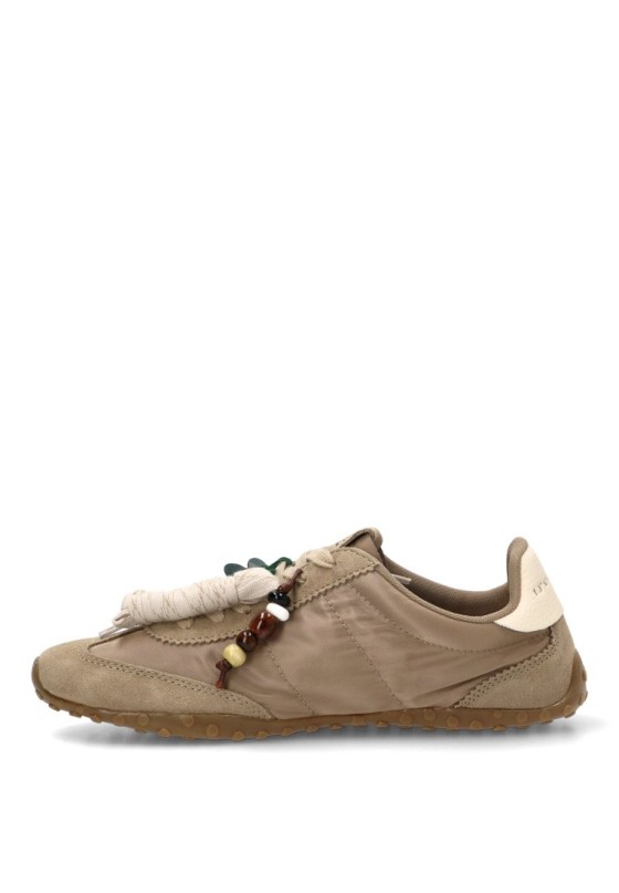 Deportivo taupe con suela plana de mujer YULIA M6505