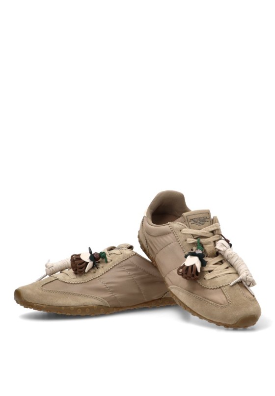 Deportivo taupe con suela plana de mujer YULIA M6505
