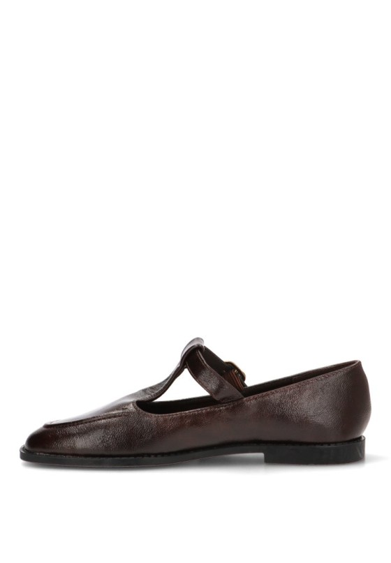 Mocasín con hebilla y suela plana de mujer BUONAROTTI NX-5494