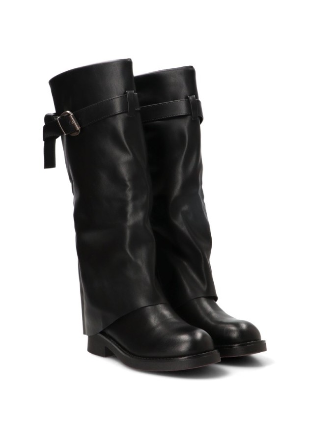 Bota negra de mujer Luna Collection AW-5462