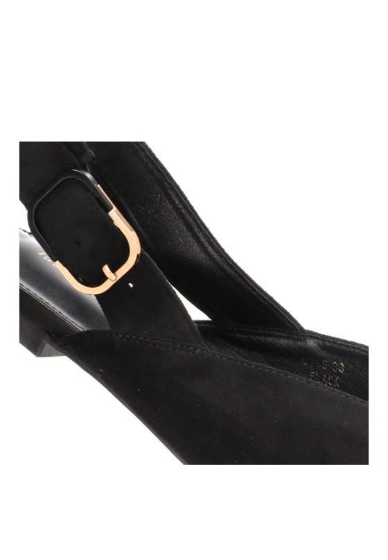 Salón negro de mujer IDEAL SHOES 9755