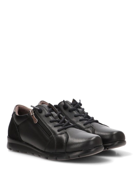 Deportivo negro de mujer FLEX PIES 1430