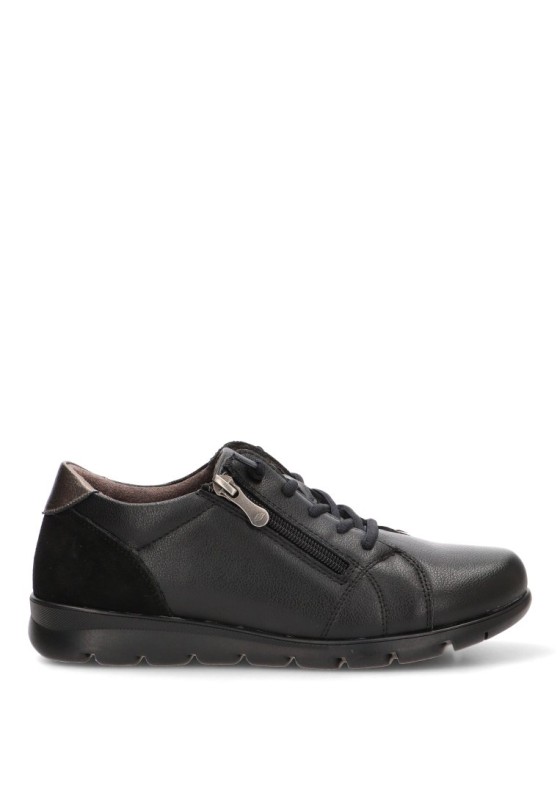 Deportivo negro de mujer FLEX PIES 1430