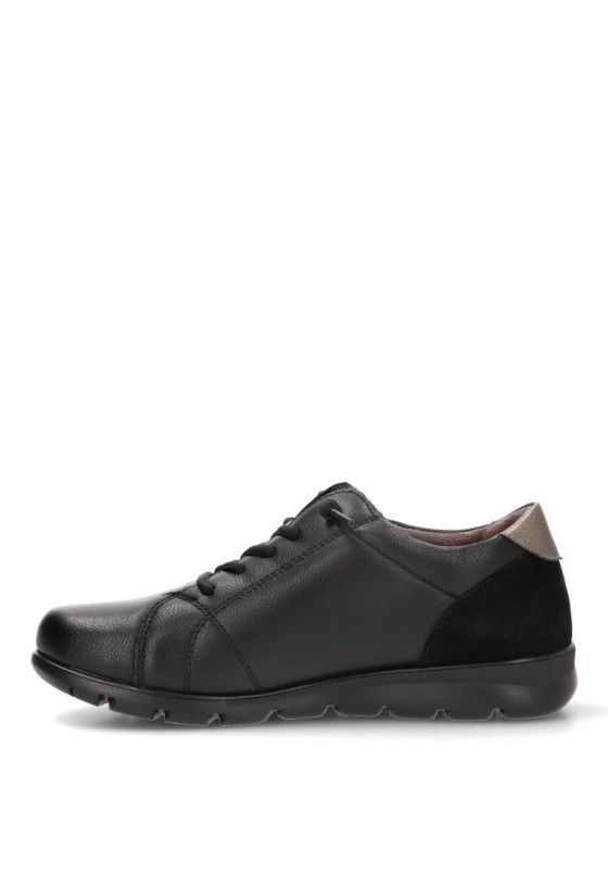 Deportivo negro de mujer FLEX PIES 1430