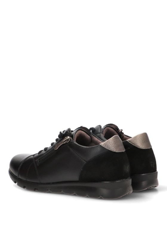 Deportivo negro de mujer FLEX PIES 1430