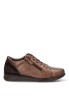 Deportivo de mujer FLEX PIES 1430 en piel bronce con suela plana
