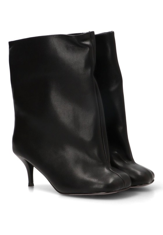 Botín C-410 de tacón alto para mujer IDEAL SHOES en negro